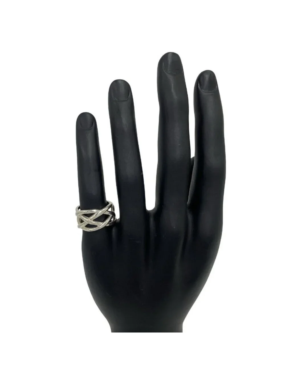 Tiffany & Co Vintage Keltech Knot Ring 925 Sterling Silver